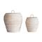 Hello Honey® Whitewashed Rattan Basket with Lids Set